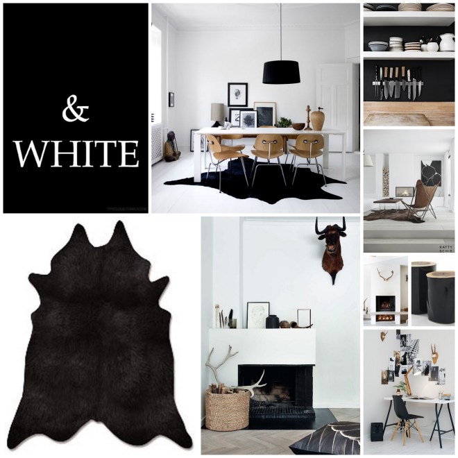 black and white interiors - by Myra Madeleine