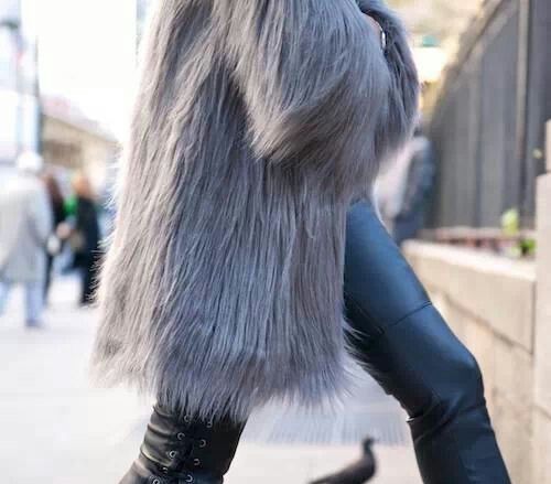 winter must have : fuzzy vest by Myra Madeleine