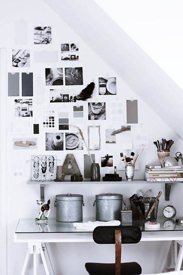 10 inspiring work spaces in black and white - by Myra Madeleine