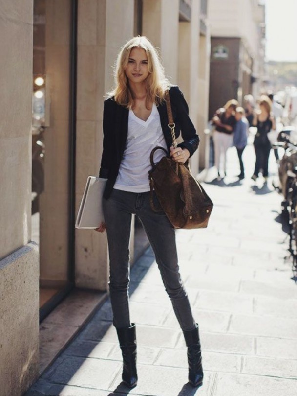 Skinny jeans and heels | Myra Madeleine