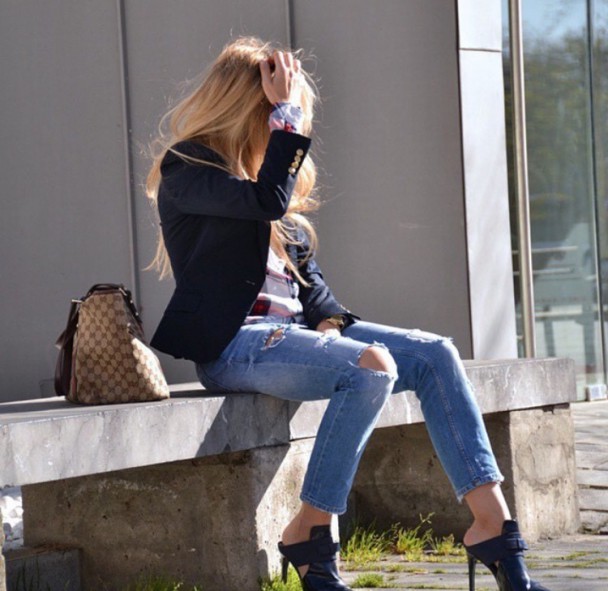 Skinny jeans and heels | Myra Madeleine