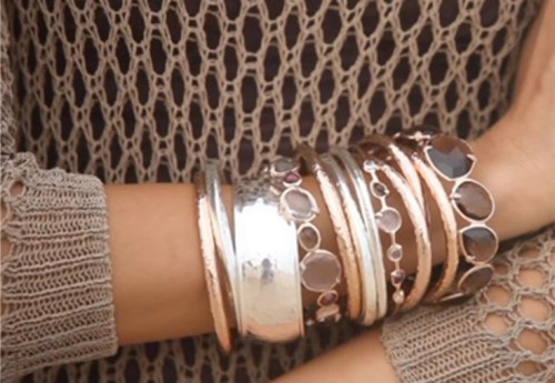 silver and rose gold | Myra Madeleine