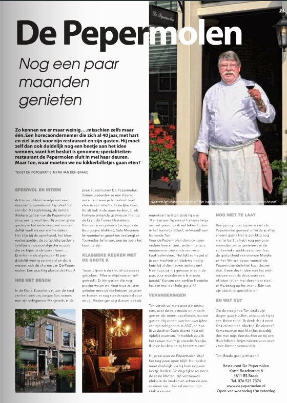 artikel hap &amp; tap de pepermolen