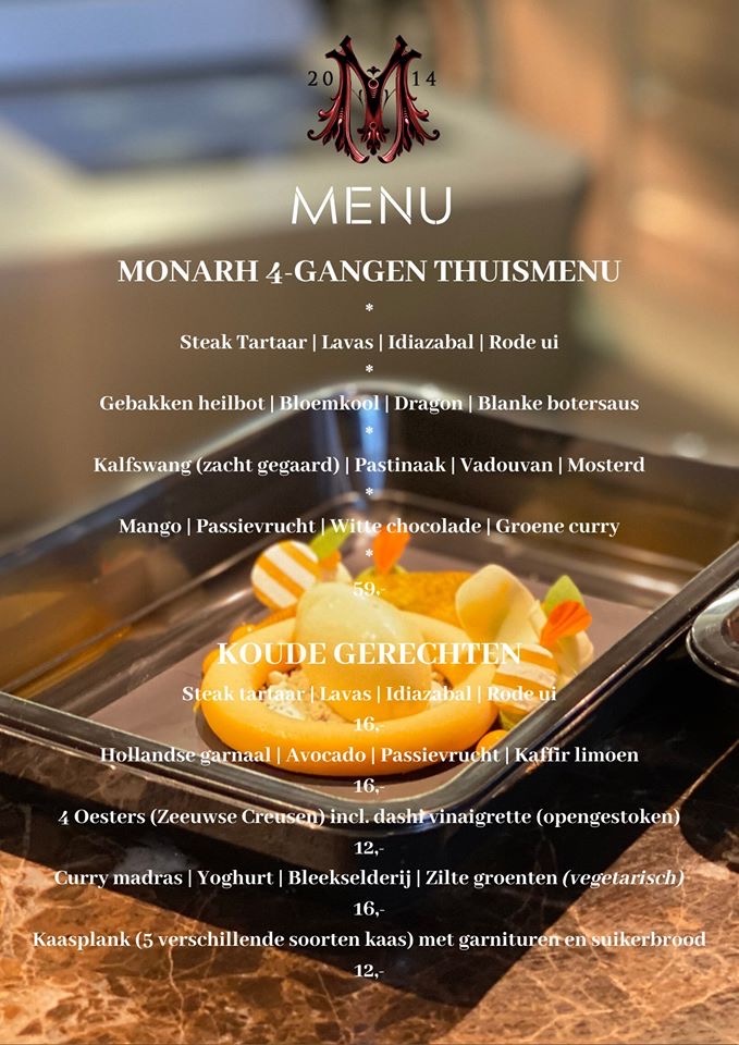thuisbezorgen restaurant Monarh tilburg