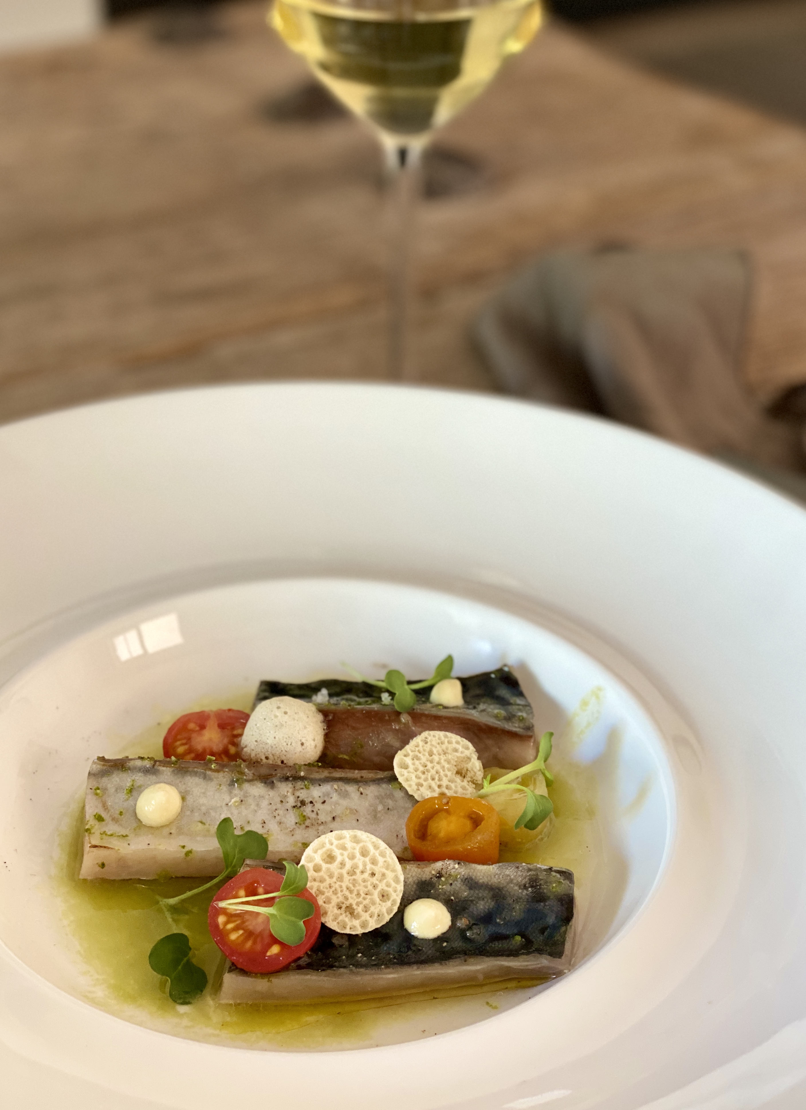 gebrande makreel met groene gazpacho Jeroen de Zeeuw