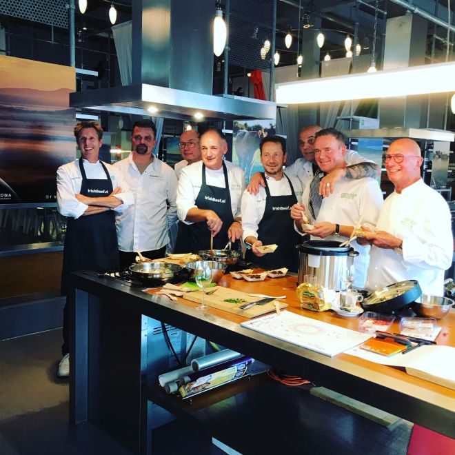michelin chefs freestylen met iers rundvlees